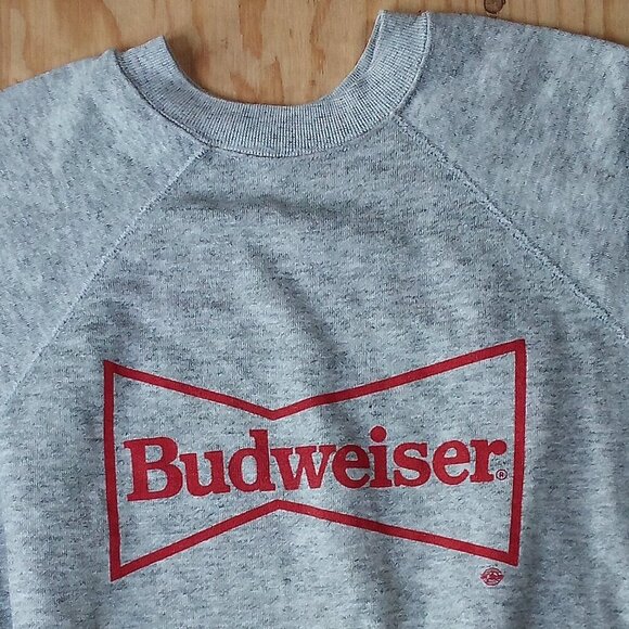 Vintage Budweiser Logo Crewneck Sweatshirt - Picture 1 of 5